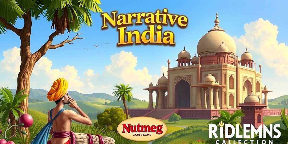 Nutmeg Narrative India Official Cover Nutmeg Narrative India game cover featuring Indian cultural elements and landscapes